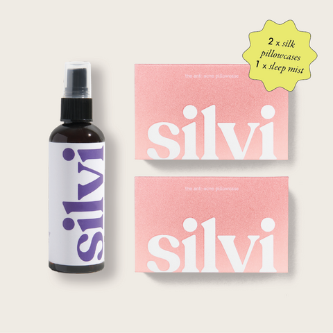 Silvi Silk Pillowcases & Free Sleep Mist