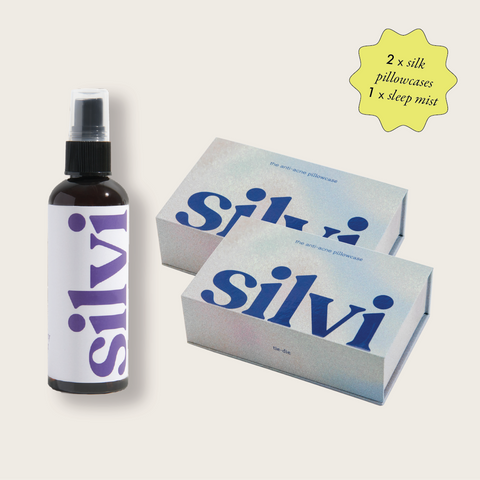 Silvi Silk Pillowcases & Free Sleep Mist